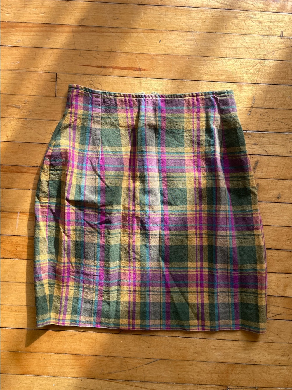 Vintage Euro Forenza Italy Plaid Mini Skirt 1990's Clueless